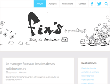 Tablet Screenshot of fix-dessinateur.com